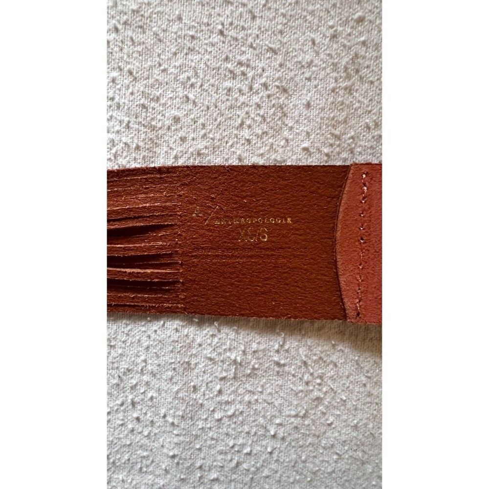 Anthropologie Tonya Double O-Ring Leather Belt Size XS/S - Picture 6 of 6